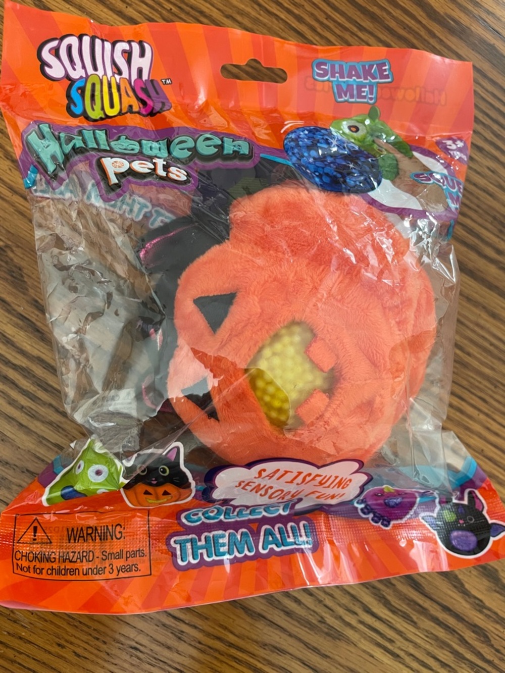 Squish Squash Halloween Pumpkin Plush Squishy - Shadow